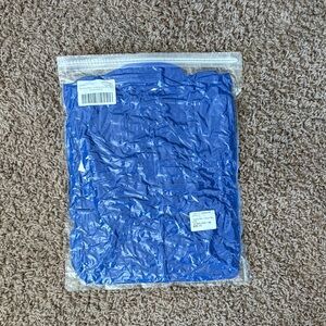 Blue Packaged Garment